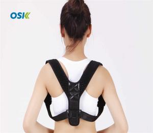 China Black Shoulder Posture Support Brace Adjustable Lightweight Breathable wholesale