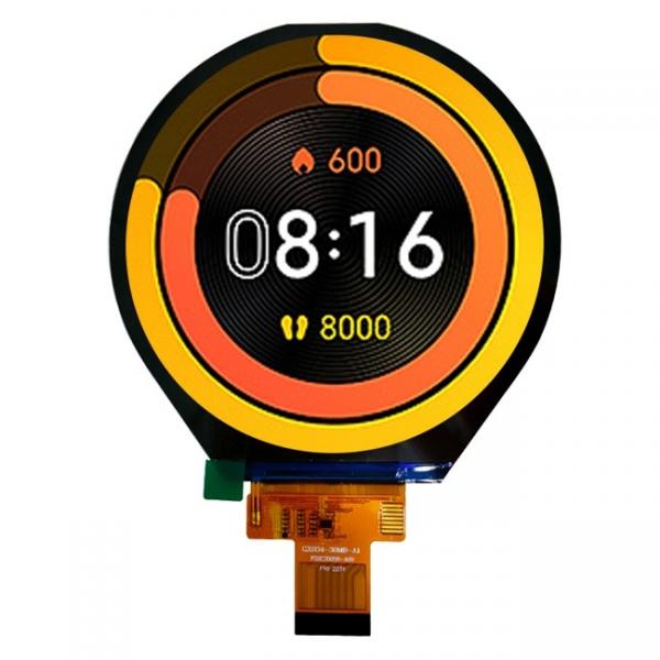 3.4 inch 800x800 Circular Touch TFT Display with MIPI Interface
