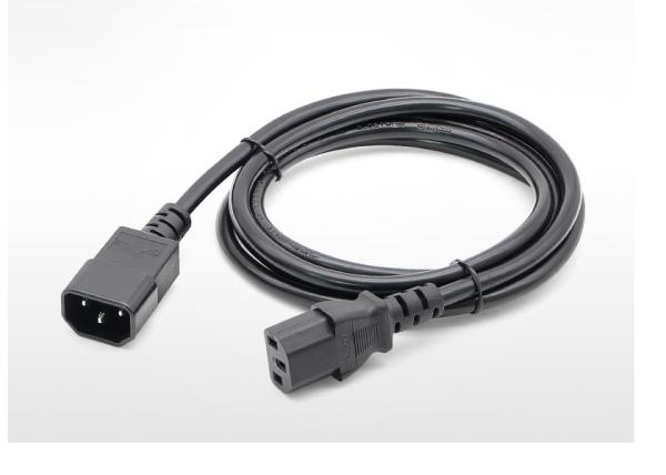 Quality Best copper C14 Plug to C13 extension Power Cord 18AWG 10A/250V 1.5m-10m Connector for sale