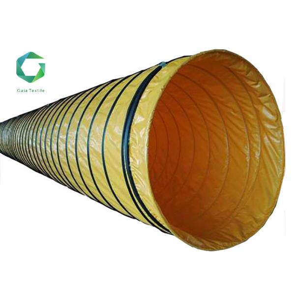 1.E8 Grade PVC Ventilation Ducting Mining Anti Static Vinyl Coated Fabric 700gsm