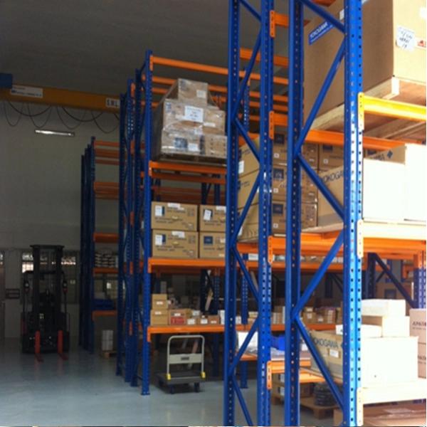 Customized Depth Adjustable Pallet Racking , Selective Steel Pallet Rack Easily Installed