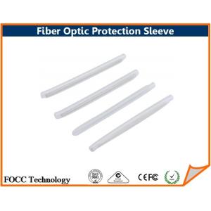 Buy cheap Custom Single Fiber Optic Protection Sleeve Of 304 Steel Rod , White Color from wholesalers