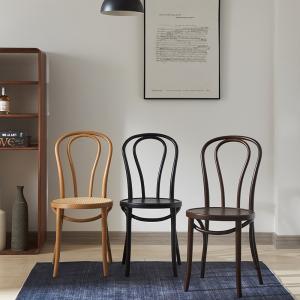 Buy cheap Nordic solid wood dining chair thonet Sonet chair backrest chair home retro from wholesalers