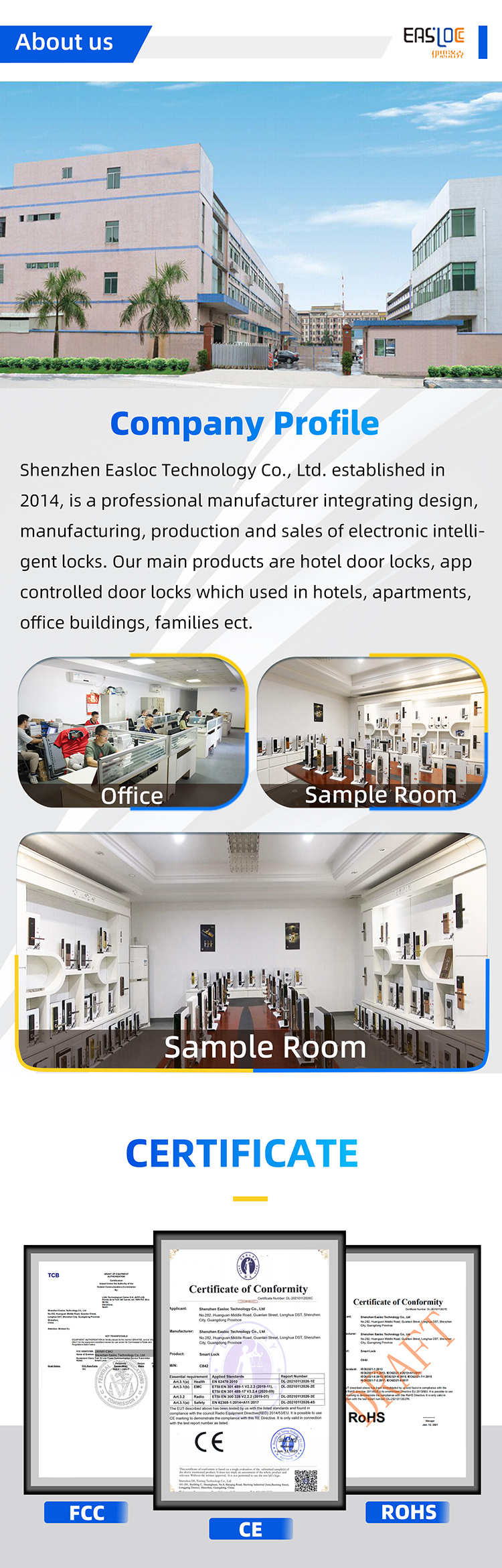 6 in 1 Multiple Functions Home Security Smart Fingerprint Door Lock with TTlock App