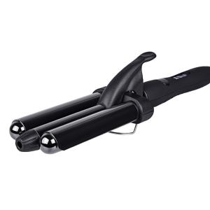 Professional Three Barrel Hair Waver With LCD Temperature Display