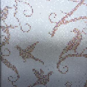 China Bird Mosaic Privacy Adhesive Free Static Cling Window Film For Glass Decoration on sale