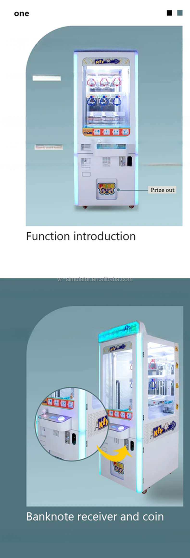 Dreamland Coin Operated redemption keymaster Arcade Machine Bill Acceptor Toy Gift Prize Key Master Vending Machine