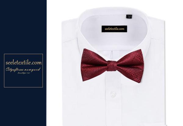 Quality Silk woven bow tie for party .doubl face selftie for sale