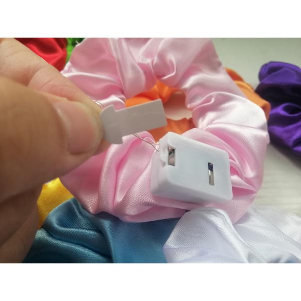 Durable Brown Stretchy Hair Ties Pack Ring Girls LED Luminous Satin Colorful Party 11cm