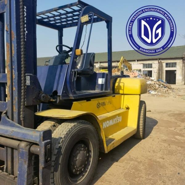 Origin Japan 10ton Used Komatsu Forklift Komatsu 10Ton Secondhand Komatsu Forklift 10Ton