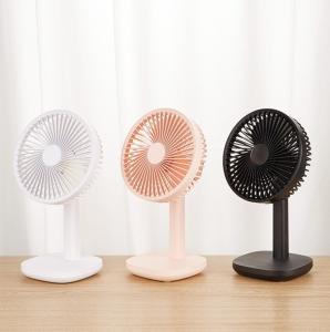 China Touch Control Rechargeable Table Fans 5 Volts ABS Blade 506g wholesale