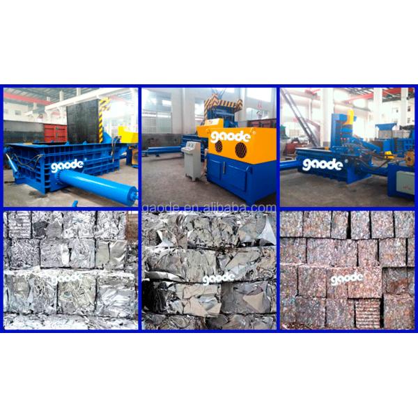 630KN Mini Hydraulic Scrap Metal Baler Machine