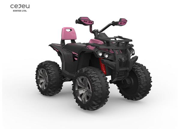 Quality EMC Electric Pink 4 Wheeler Power Wheels 17KG 5KM/HR With Music And Light for sale
