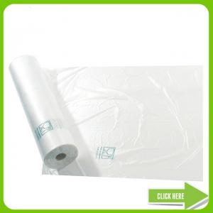 China Customized Flat Food Grade Plastic Liner , Supermarket Plastic Bags Roll wholesale