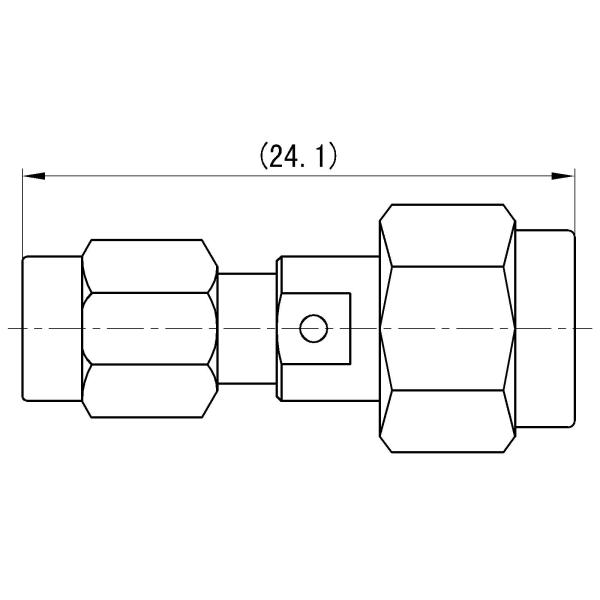 SMA Male to SSMA Male RF Coaxial Adapter – Stainless Steel (SMA(J)-SSMA(J))