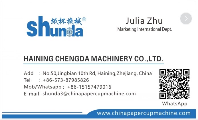 Max Speed 160 cups/min Printed Cutting Disposable Paper Cup Making Machine 2oz - 32oz