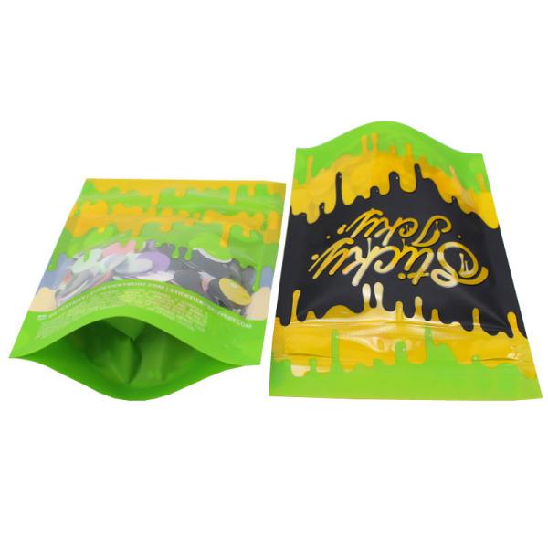 High Quality Plastic Herb Packaging Child Resistant Smell Proof Bag Mylar Bag Custom Tobacco Pouch