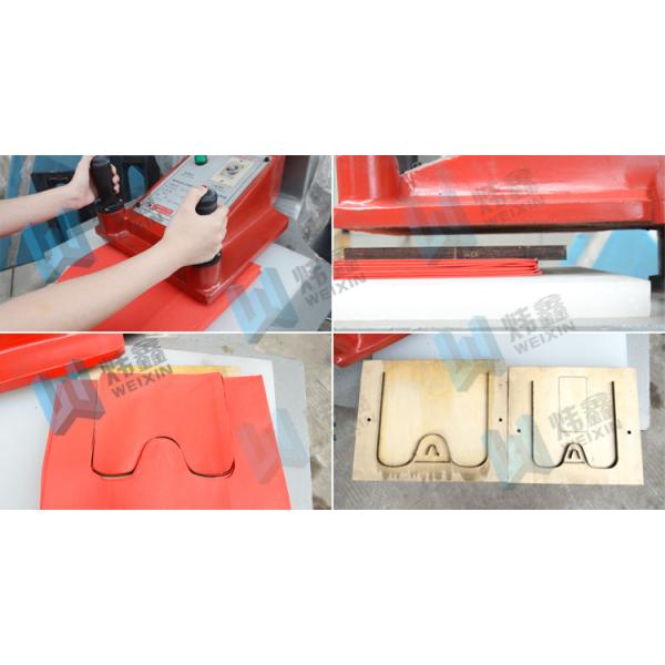 White Auto Ultrasonic Non Woven Punching Machine High Working Pressure