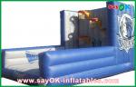 Indoor Blue Inflatable Bounce House Adult Bouncy Castles For Basketball Shooting