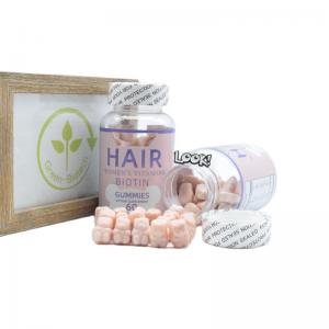 China Vegan Biotin Collagen Gummies GMP For Hair Skin Nail Growth Biotin Vitamin Supplements wholesale