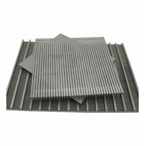 Stainless steel high filtration wedge wire screen well mining