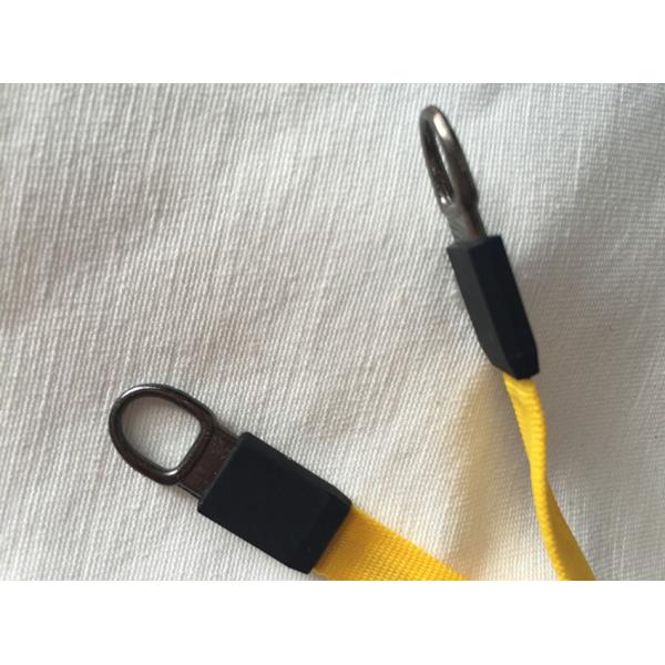 Metal Head Woven Fabric Zipper Pulls Garments Accessories Light Weight