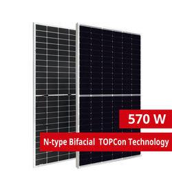 China Bifacial All Black PV Module 415w 410w Topcon PV Cell 182mm*182mm on sale