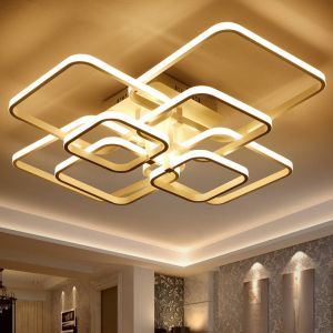 Aluminium Intelligent Dimming Modern Led Ceiling Lights
