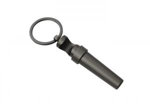 China IMEGA Black Metal Bottle Opener Laser Engraving Wine Corkscrew Keychain on sale