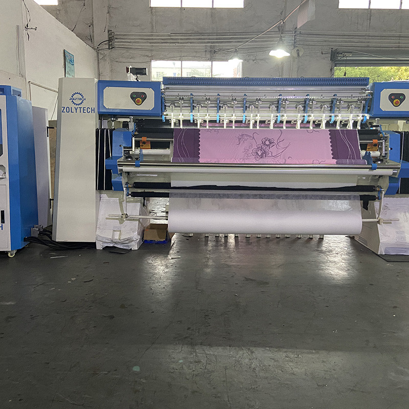 China 1500rpm Quilts Comforters Computer Guided Quilting Machine 80-350mph wholesale
