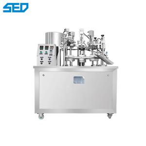 China 400W*2 Power Automatic Packing Machine Rotating Plastic Hose Tube Filling And Sealing Machine Cutting Simple Structure wholesale