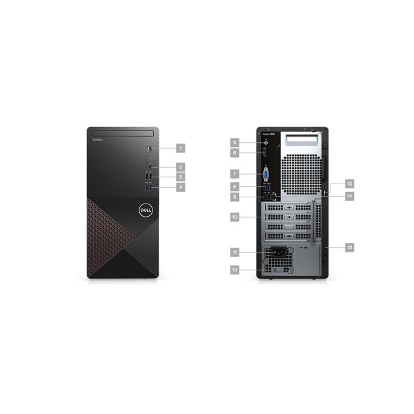 Dell Vostro Desktop 3890 Core i5 Intel Processor Core i7 10700 Memory 8G RAM 1T PC Computer