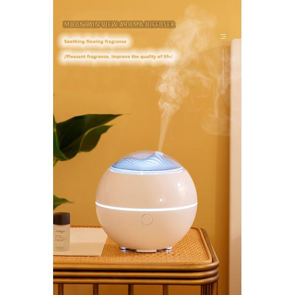 100ML Plastic Aroma Diffuser 7 Color Lights Portable Mini USB Mountain View Diffuser