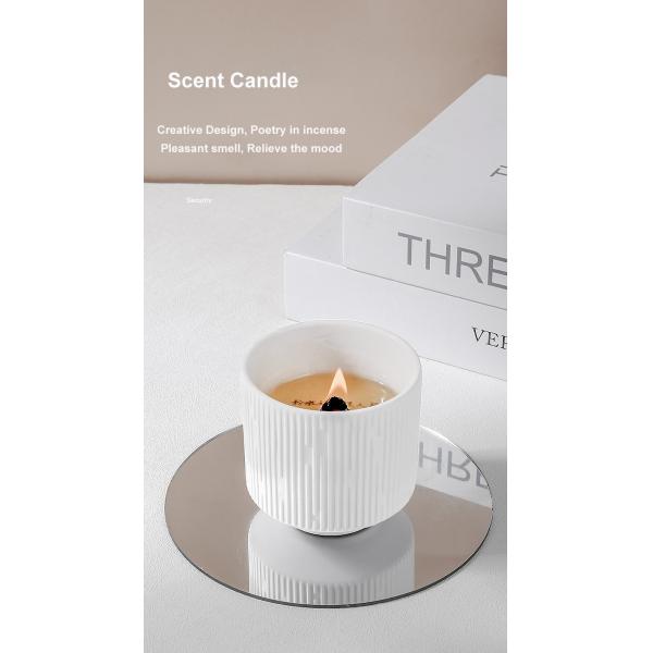 Stress Relief Minimalist Aromatherapy Scented Candle For Home Long Lasting Burning
