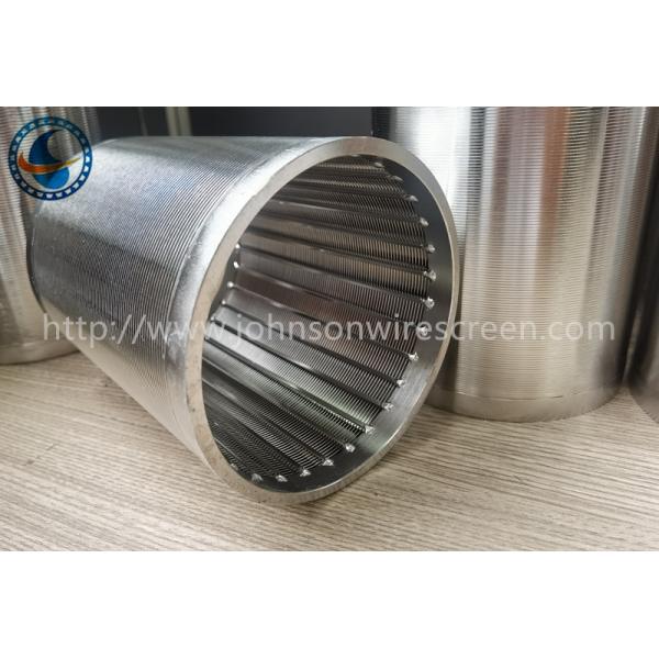 114mm Wedge Wire Strainer Stainless Steel 304 Screen Filter Pipe