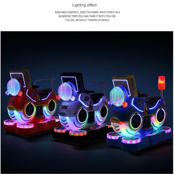 Amusement Game Center Suitable Coin Operated Kiddie Rides with Interactive Game LCD Screen