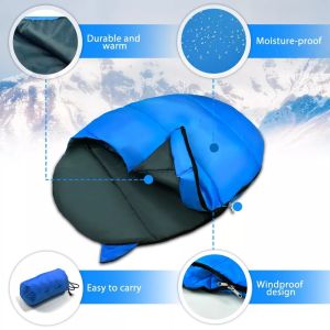 Double Zipper 89*66cm 170T Polyester Dog Sleeping Bag