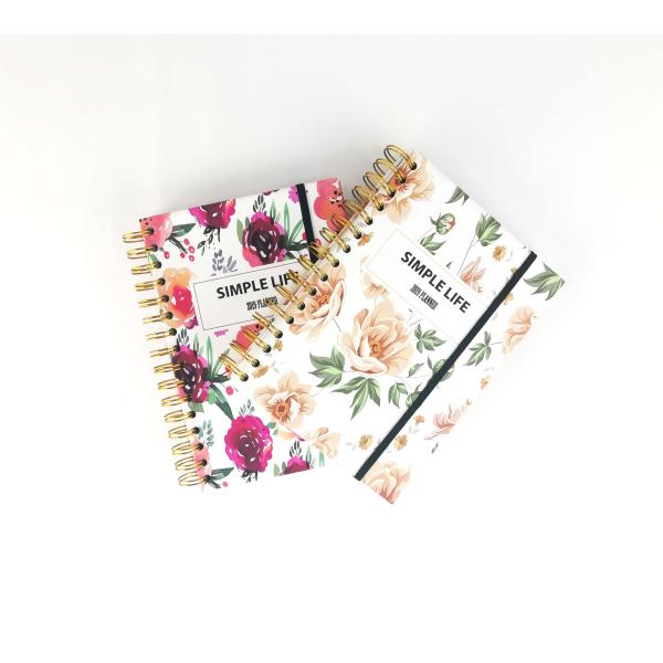 Leather Cover Material Composition Book Design 365 Days Daily Diary Budget Book