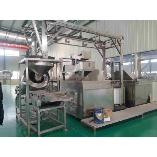 China 60KW Stainless Steel 450L Peanut Frying Machine wholesale