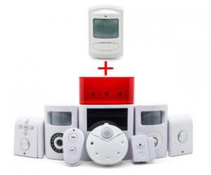 Quality Smart Wireless 3G GSM SMS Motion Sensor Alarm Integrated Security Systems with  Remind Siren for sale