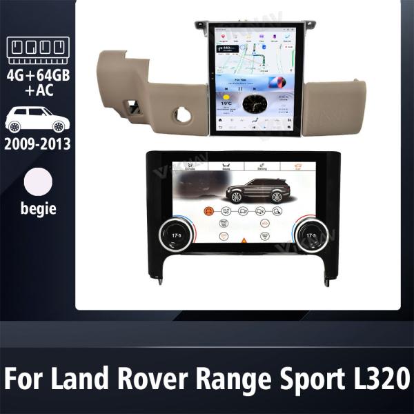 Viknav Car Radio For Range Rover Sport L320 2009-2013 Android Carplay GPS Navigation Multimedia Stereo Video Player Head UNIT WIth AC Panel