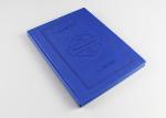 Perfect Binding A4 Hardback Notebook , Leather Large Hardcover Journal With