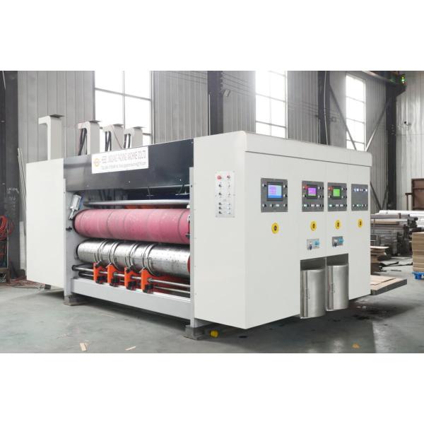 Plc Corrugated 7.5kw Multi Color Flexo Printing Machine