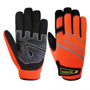 China Velcro strap Craftsman Mechanics Gloves Hysafety Ergonomic Sport Gloves wholesale