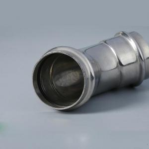 China 304 Stainless Steel Weld Fittings , Nickel White Capillary Elbow wholesale