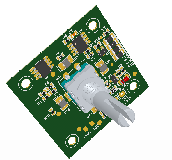 Gear Dimming Knob Button 32W Double Sided PCB Assembly