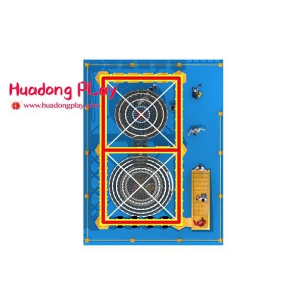 New Fashion Indoor Adventure Playground Ninja Warrior Series Wide Color Range
