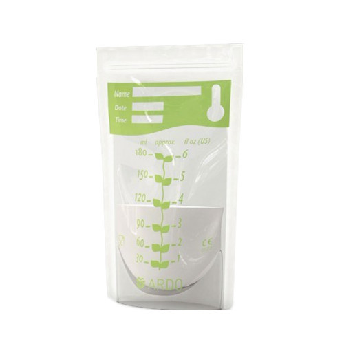 Breast Milk Storage Bags stand up Triple Zipper Plastic bag moisture proof