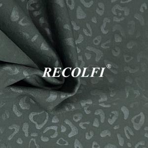 China Embossed Print Activewear Knit Fabric Sustainable Warm Up Suits Bodywear wholesale