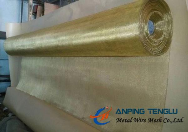 Quality Brass Woven Wire Mesh, Popular With Approximately 65% Copper, 35% Zinc for sale